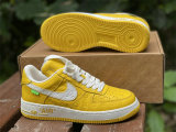Authentic LV x Nike Air Force 1 Low Yellow/White
