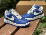 Authentic LV x Nike Air Force 1 Low Blue/White