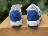Authentic LV x Nike Air Force 1 Low Blue/White