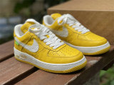 Authentic LV x Nike Air Force 1 Low Yellow/White