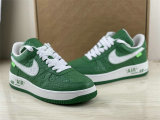 Authentic LV x Nike Air Force 1 Low Green/White