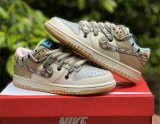 Authentic Nike Dunk Low Black/Dark Chocolate-copa