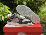 Authentic Nike Dunk Low Black/Pure Platinum-Anthracite