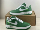 Authentic LV x Nike Air Force 1 Low Green/White