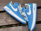 Authentic LV x Nike Air Force 1 Low Light Blue/White