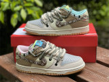 Authentic Nike Dunk Low Black/Dark Chocolate-copa