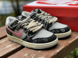 Authentic Nike Dunk Low Black/Pure Platinum-Anthracite