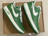 Authentic LV x Nike Air Force 1 Low Green/White