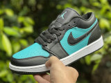 Authentic Air Jordan 1 Low Tropical Twist-Black
