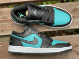 Authentic Air Jordan 1 Low Tropical Twist-Black