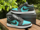 Authentic Air Jordan 1 Low Tropical Twist-Black