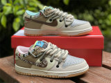 Authentic Nike Dunk Low Black/Dark Chocolate-copa