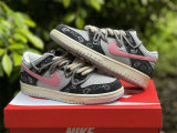 Authentic Nike Dunk Low Black/Pure Platinum-Anthracite