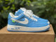 Authentic LV x Nike Air Force 1 Low Light Blue/White