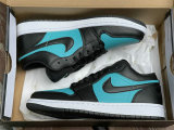 Authentic Air Jordan 1 Low Tropical Twist-Black