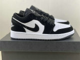 Authentic Air Jordan 1 Low Black/White