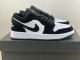 Authentic Air Jordan 1 Low Black/White GS