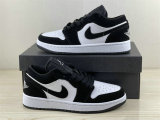 Authentic Air Jordan 1 Low Black/White