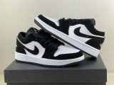 Authentic Air Jordan 1 Low Black/White