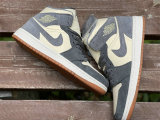 Authentic Air Jordan 1 Mid Coconut Milk/Particle Grey-White