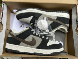 Authentic Nike Dunk Low Black/Grey