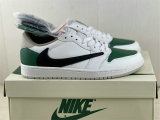 Authentic Travis Scott x Air Jordan 1 Low White/Black/Green