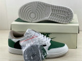 Authentic Travis Scott x Air Jordan 1 Low White/Black/Green