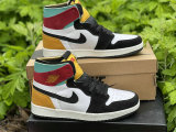 Authentic Air Jordan 1 Zoom CMFT “Multi-Color”