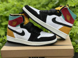 Authentic Air Jordan 1 Zoom CMFT “Multi-Color”
