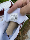 Authentic Air Jordan 1 Low White/Team Red