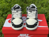 Authentic Nike Dunk Low White/Black/Grey