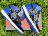 Authentic Air Jordan 1 High OG Black/Varsity Royal-White