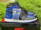 Authentic Air Jordan 1 High OG Black/Varsity Royal-White