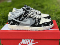 Authentic Nike Dunk Low White/Black/Grey