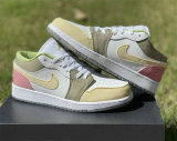 Authentic Air Jordan 1 Low Colorful Canvas
