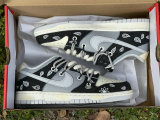 Authentic Nike Dunk Low White/Black/Grey
