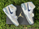 Authentic Air Jordan Legacy 312 GS Summit White/Mystic-Navy Sail