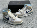 Authentic Air Jordan Legacy 312 GS Summit White/Mystic-Navy Sail