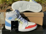 Authentic Air Jordan 1 Zoom CMFT Sail/White-Opti Yellow
