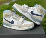 Authentic Air Jordan Legacy 312 GS Summit White/Mystic-Navy Sail