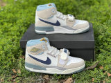 Authentic Air Jordan Legacy 312 GS Summit White/Mystic-Navy Sail