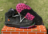 Authentic Off-White x Nike Air Force 1 Mid Black/Clear-Black