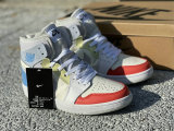Authentic Air Jordan 1 Zoom CMFT Sail/White-Opti Yellow