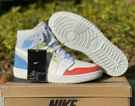 Authentic Air Jordan 1 Zoom CMFT Sail/White-Opti Yellow