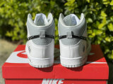 Authentic Nike SB Dunk High Grey/White
