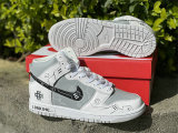 Authentic Nike SB Dunk High Grey/White