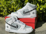 Authentic Nike SB Dunk High Grey/White