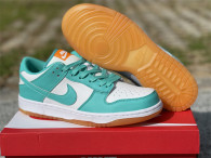 Authentic Nike Dunk Low Turquoise Orange