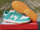 Authentic Nike Dunk Low Turquoise Orange