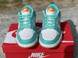 Authentic Nike Dunk Low Turquoise Orange